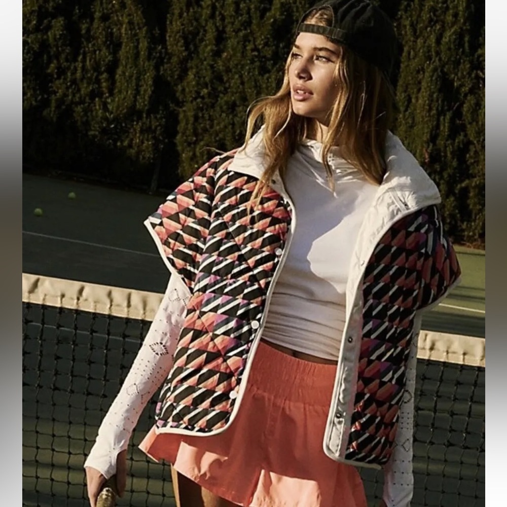 Free People Chill Out Packable Puffer Poncho